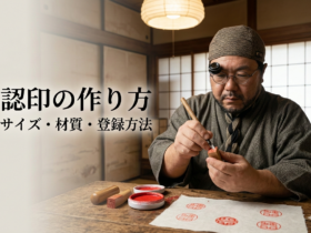 認印の作り方を解説する印章職人｜サイズと材質の選び方