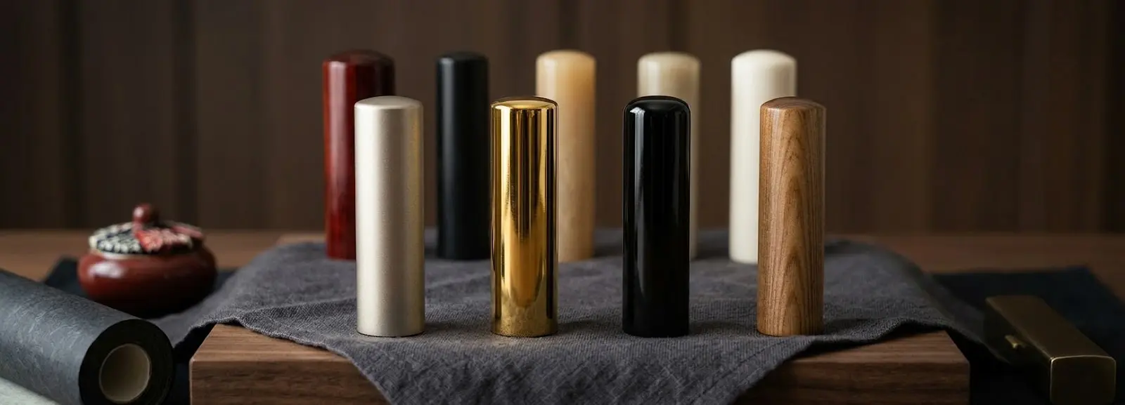 実印・銀行印・認印の用途別におすすめの印鑑材質をまとめたイメージ