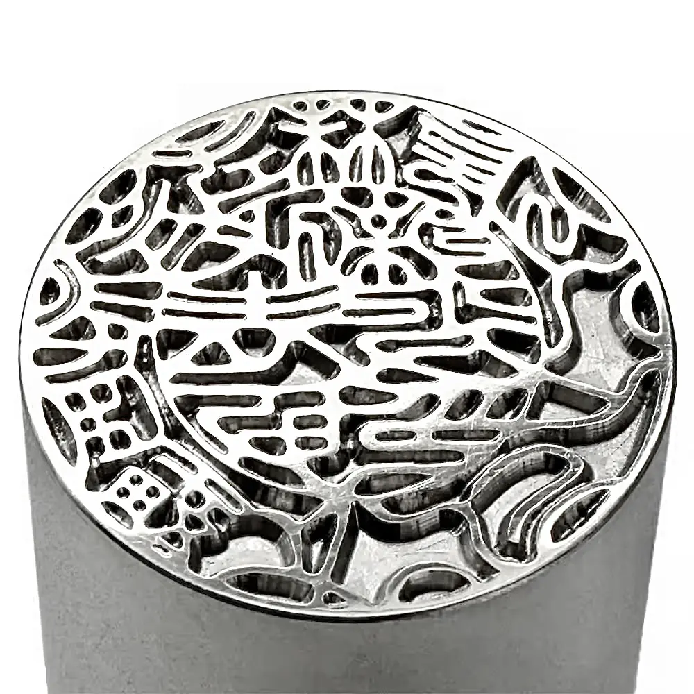 手書き印影と手仕上げ彫刻