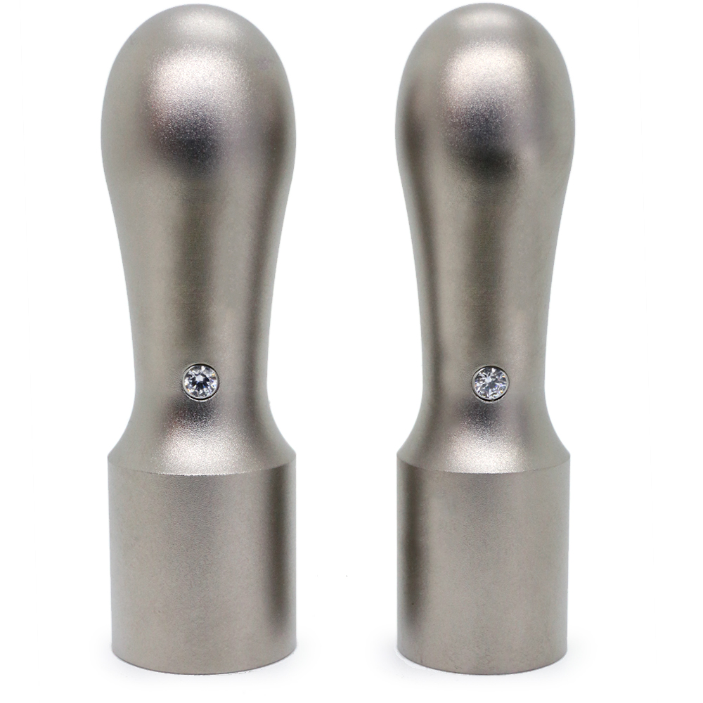 会社用印鑑２点セットシルバーチタン