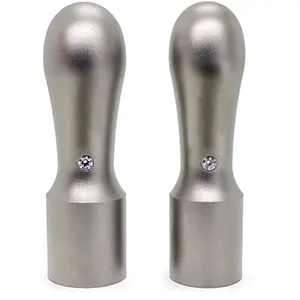 会社用印鑑2点セット シルバーチタン